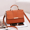 Women Fashion PU Leather Shoulder Crossbody Handbags - AM APPAREL