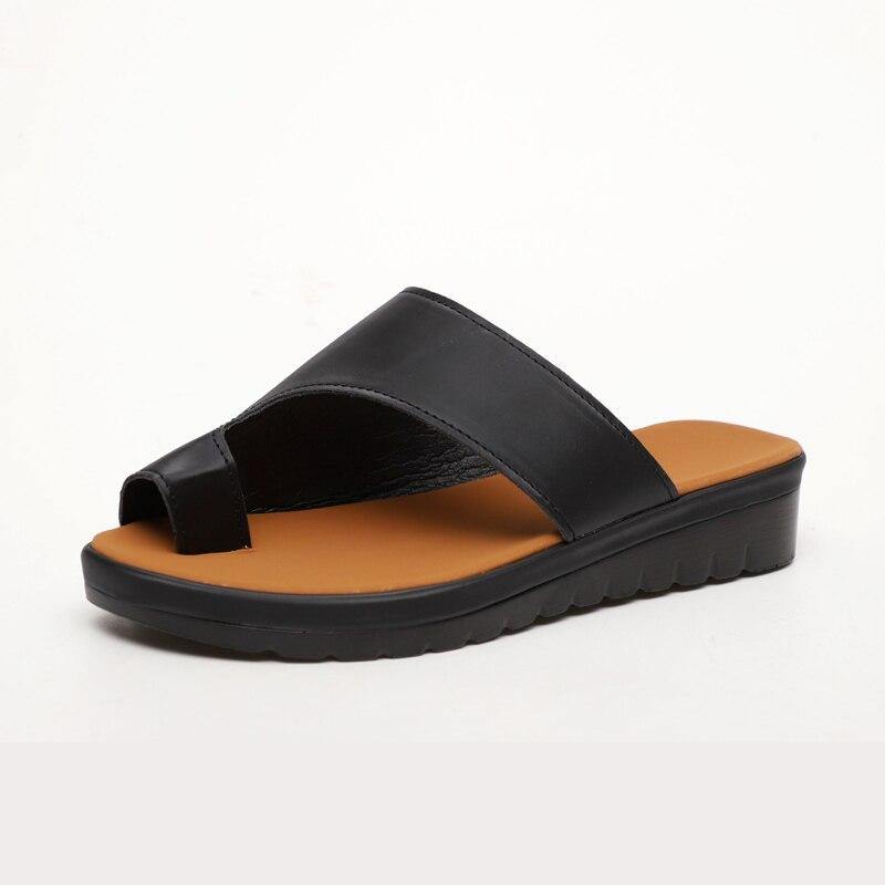 Women's Comfy Flat Platform Sandals - AM APPAREL