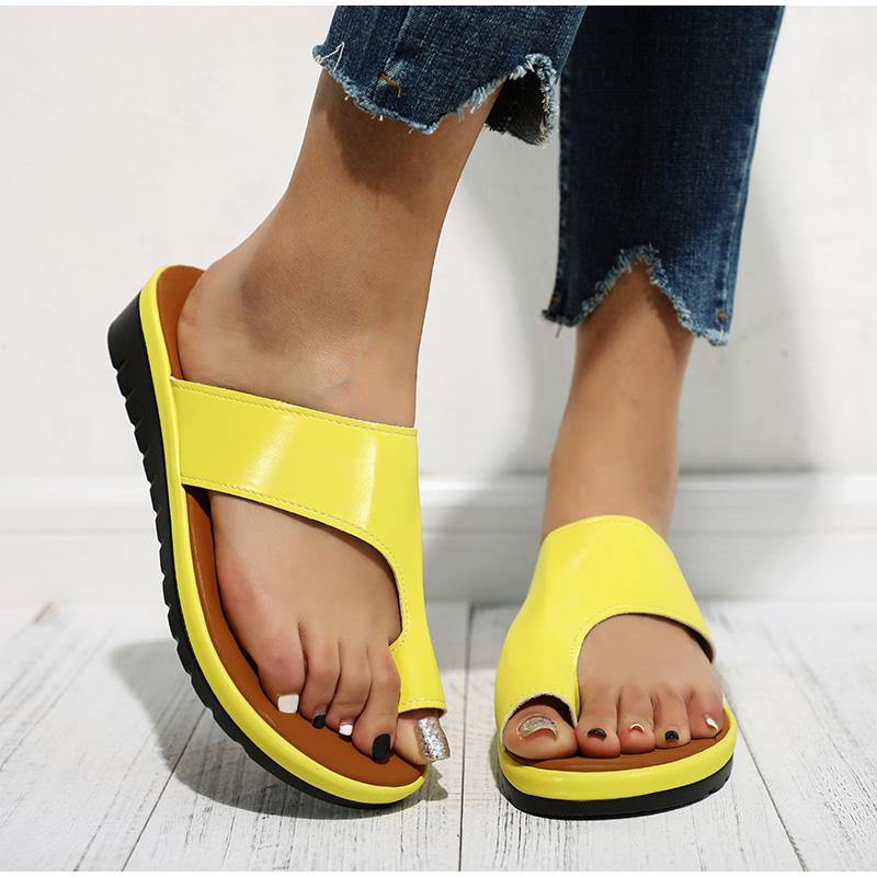 Women's Comfy Flat Platform Sandals - AM APPAREL