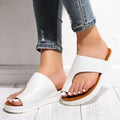 Women's Comfy Flat Platform Sandals - AM APPAREL