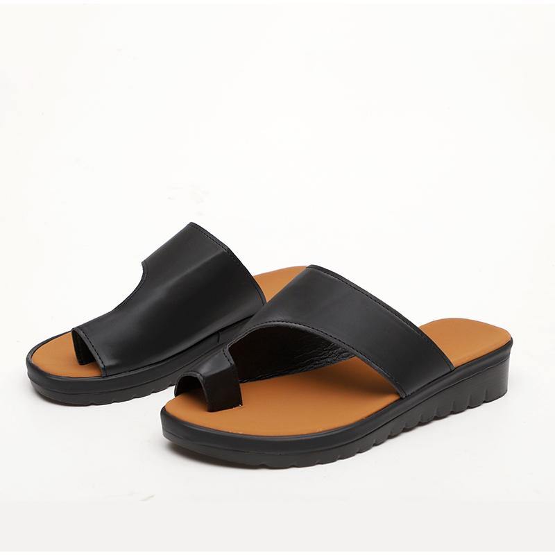 Women's Comfy Flat Platform Sandals - AM APPAREL