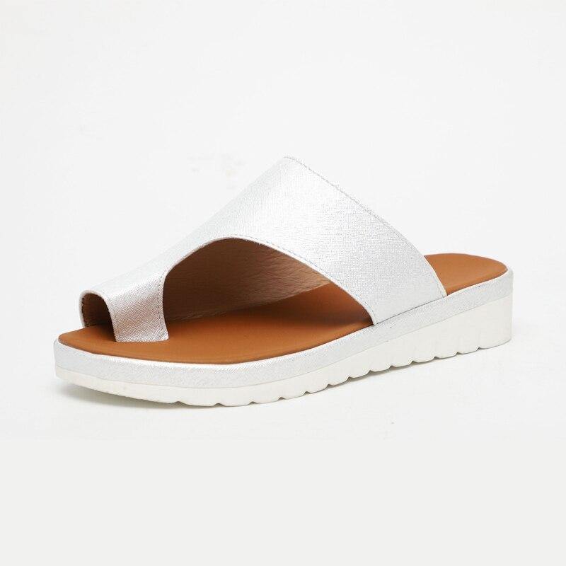 Women's Comfy Flat Platform Sandals - AM APPAREL