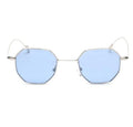 Women Small Frame Polygon Tinted Sunglasses - AM APPAREL