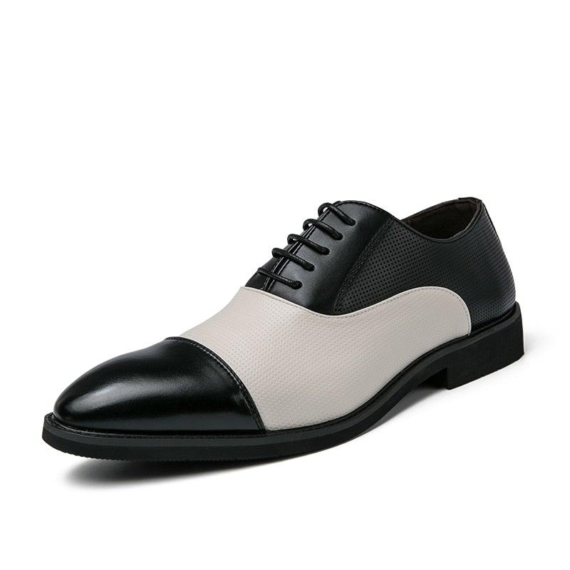 YRL Men's Multi Color Pantent Leather Oxfords - AM APPAREL