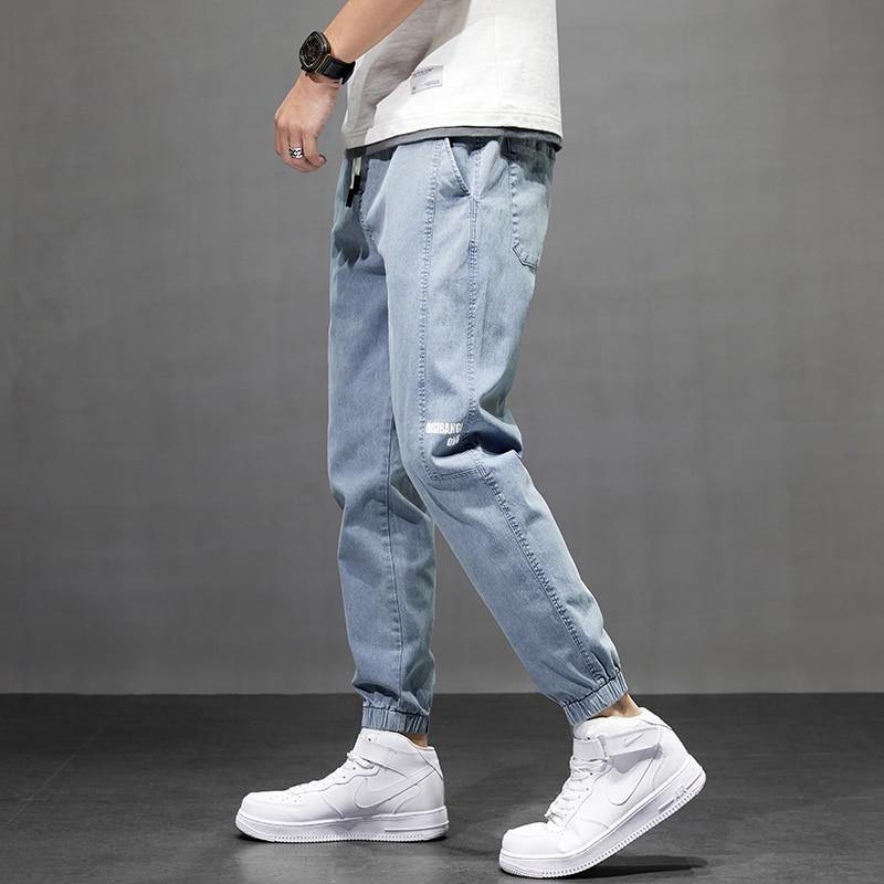 ZOE Men's Harem Denim Joggers - AM APPAREL